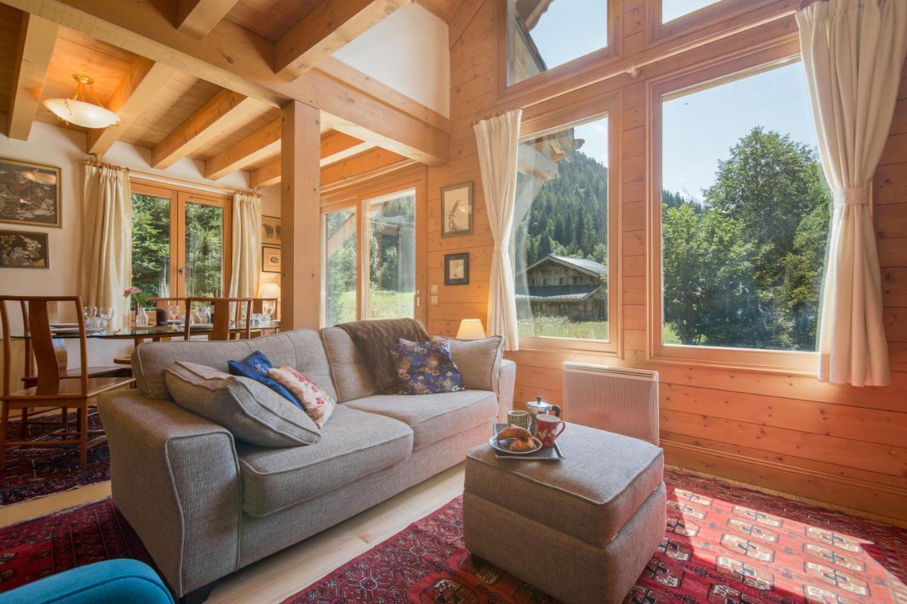 Chalets D'En Haut - Zaria - Happy Rentals 阿让蒂耶尔 外观 照片