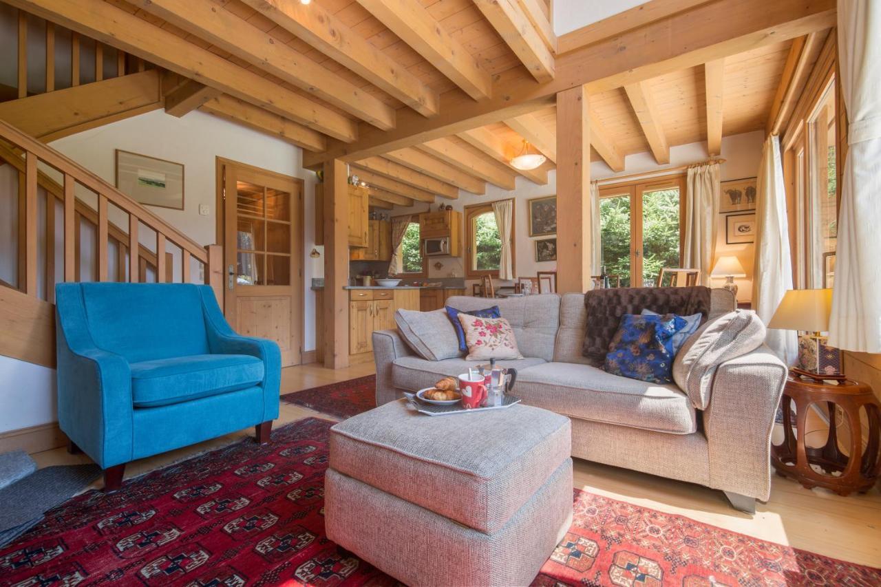Chalets D'En Haut - Zaria - Happy Rentals 阿让蒂耶尔 外观 照片